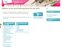 Tablet Screenshot of download.agiv.be
